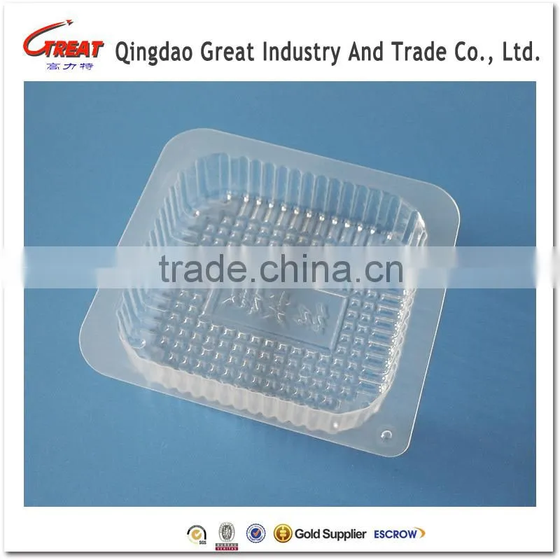 PP White Material Plastic Food Tray