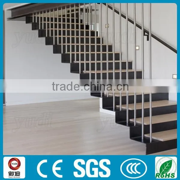 modern interior floatings used metal stairs wood staircase