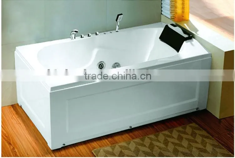 SUNZOOM bathtub with anti-slip bottom,vertical bathtub,cupc skirted bathtub