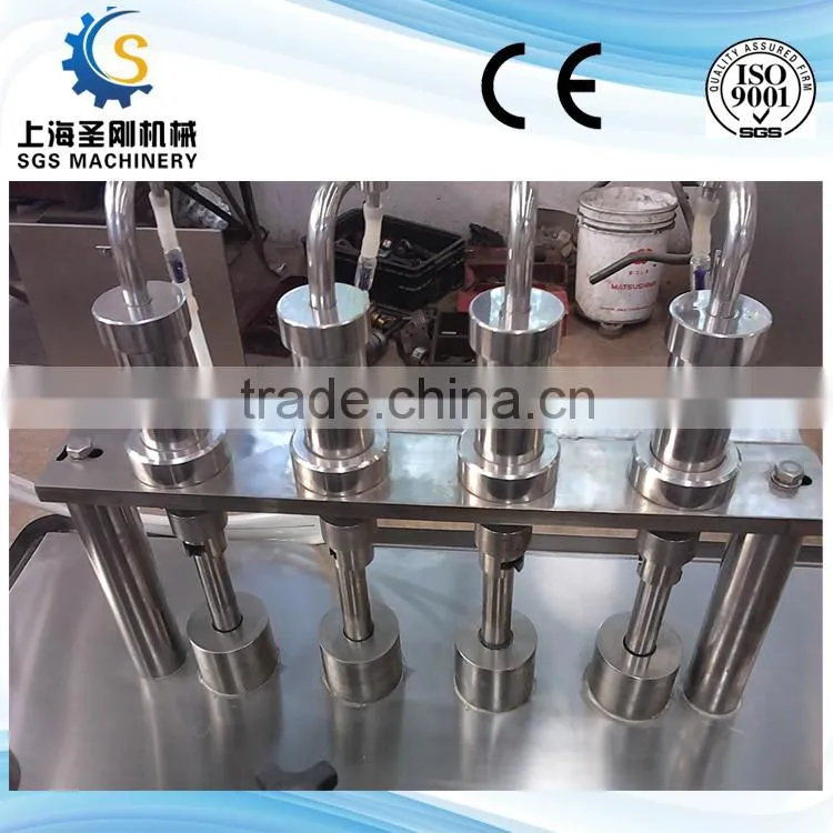 Bottling line of automatic IV infusion vial filling stoppering capping machine
