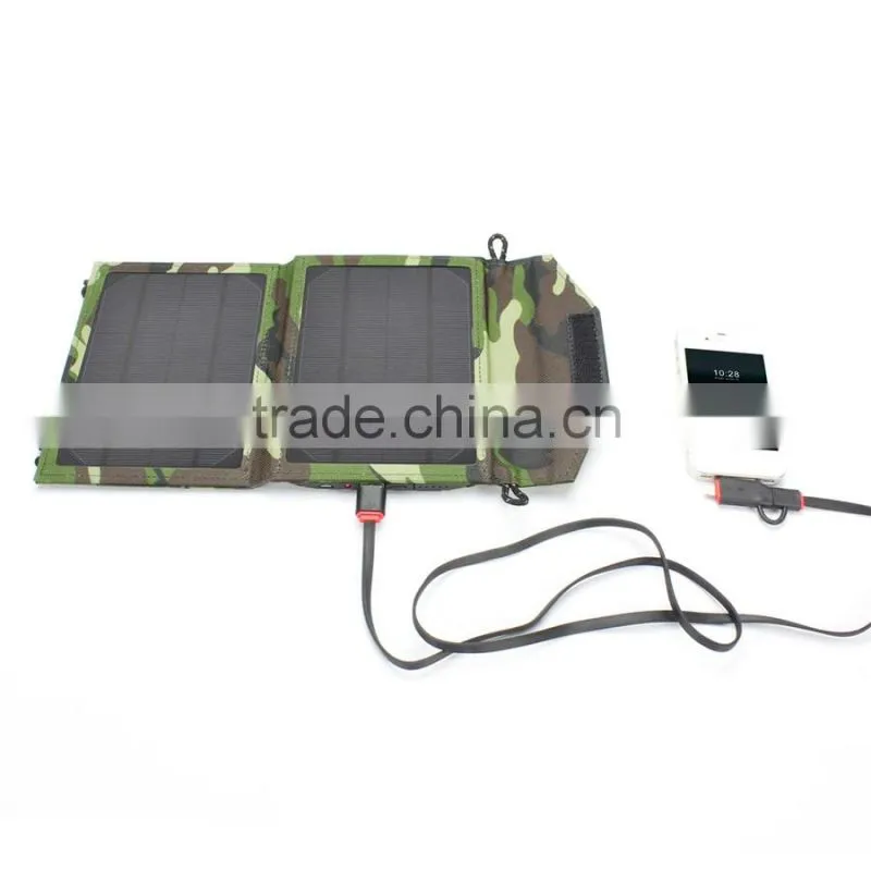 Best selling 5W 6V Foldable Mono Portable Solar Panel Charger