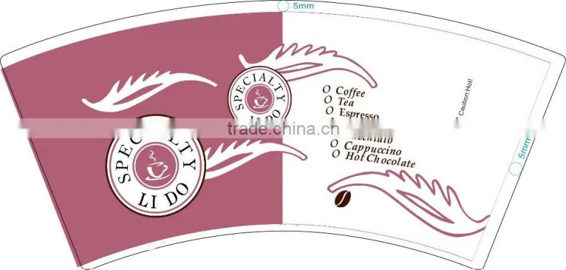 pe coated paper for cup in specialty paper