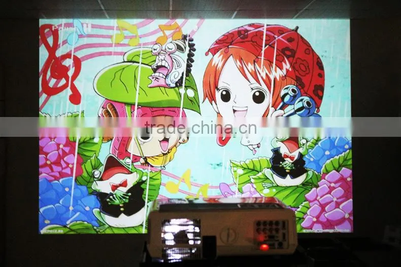 Brightest 4500lumens Built-in Android 4.2.2 Native Full HD Led Android Digital Smart Projector,Wireless connect to iPhone/iPad