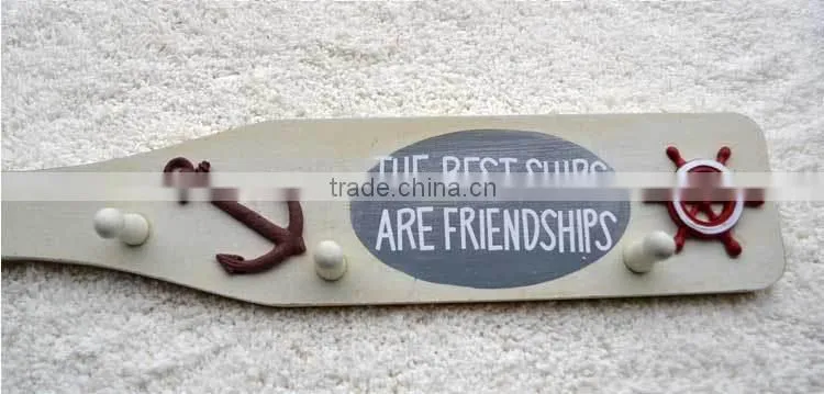 Hot selling eco-friendly handmade natural wooden clothes hook with cheap price