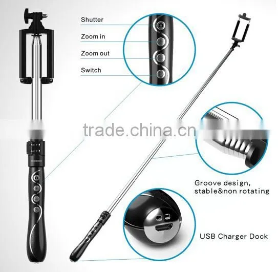 wireless monopod for mobile phone cheapest factory directly selling bluetooth monopod for huawei sony xiaomi lenovo Asus