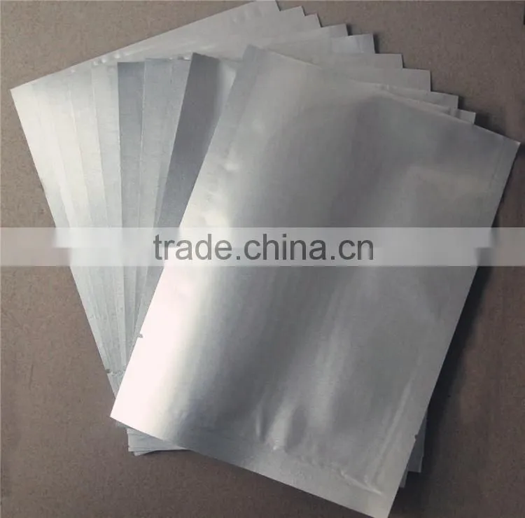 Yason aluminum foil bag with clear window anti-static bag for electronic packaging aluminum bag with bottom gusset