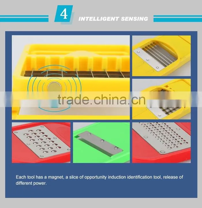 OTJ-S918 280W CE CB ISO japanese strip root cube multi cutter vegetable