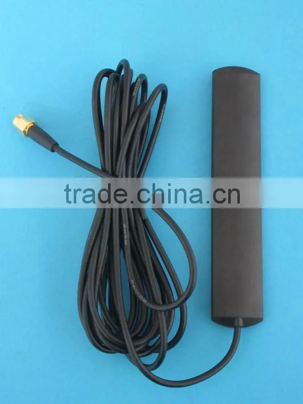 GSM Car Anti-theft Device Patch Antenna with RG174 Cable and SMA Connector(Customized)