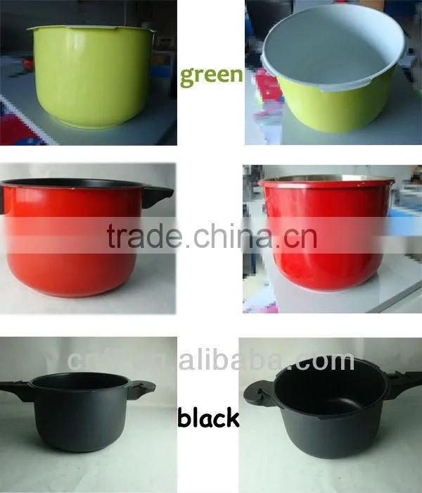 high quality ceramic coating kitchenware, suitable for all stoves, with CE&GS certificate, red