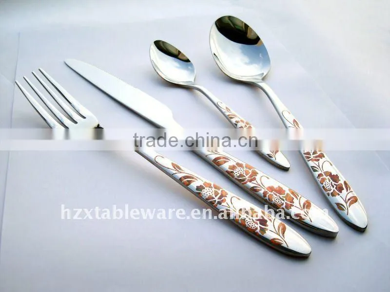 Stainlesss steel fork and spoon set