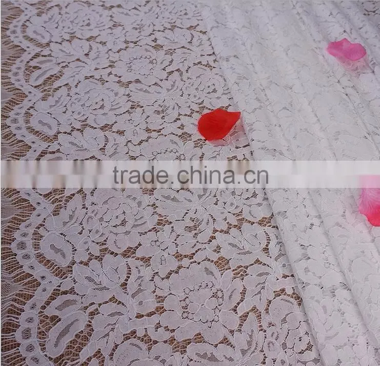 red/white fabric lace