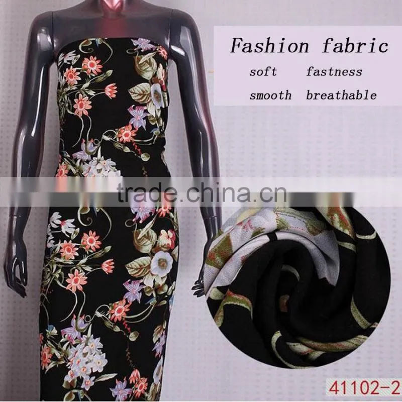 Rayon cotton fabric reactive printing Woven cloth wholesale Private clothing