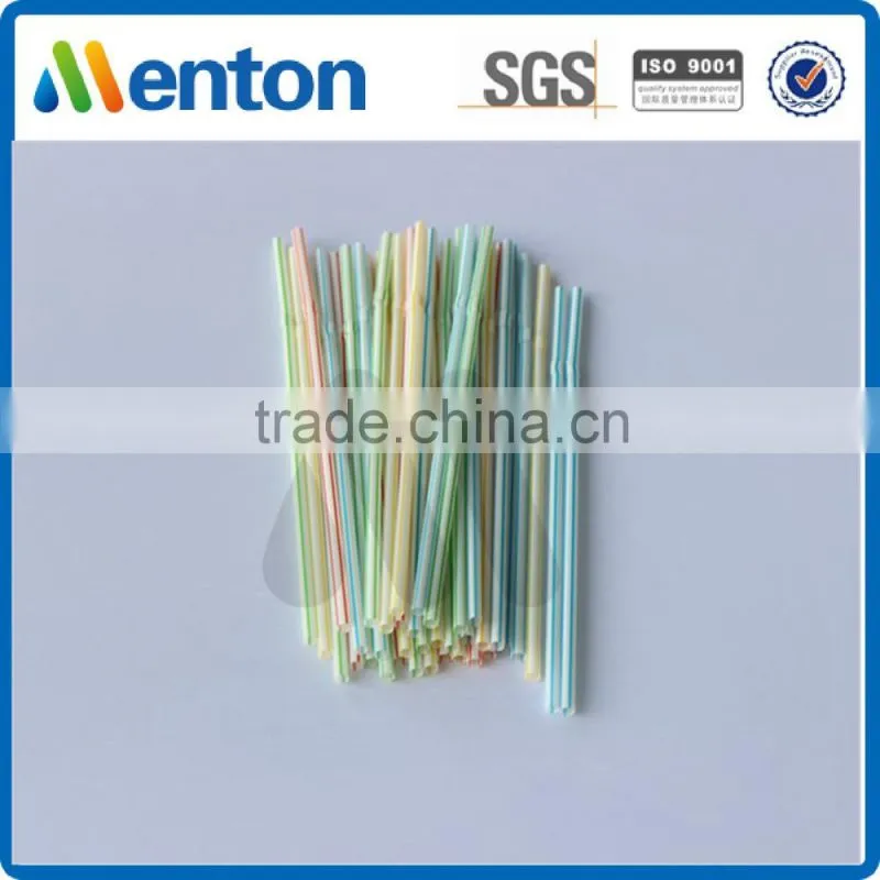 hard plastic colored thick drinking straws