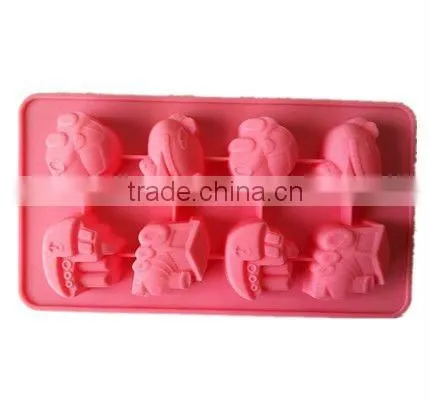 factory wholesaler cheap price lovely silicone mold ice cube tray