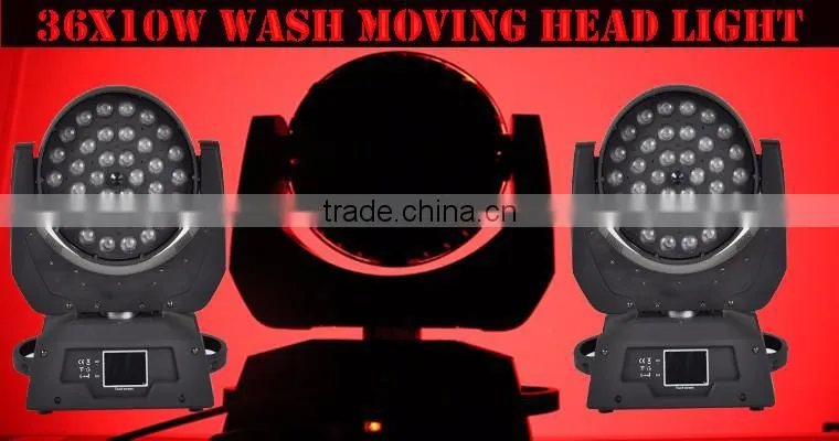 Led Disco Effect Light 36X10W Moving Head Wash