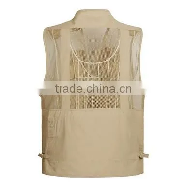 Sleeveless for men fishing vest
