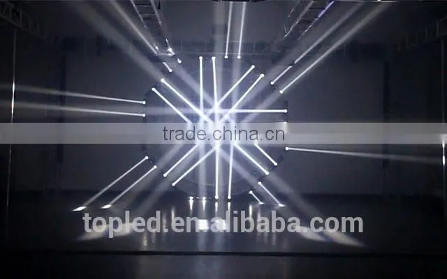 Hot Sale 2 Sections Moveable 8*4-in-1 10W RGBW 8-eye Linear LED Bar Light Moving Head