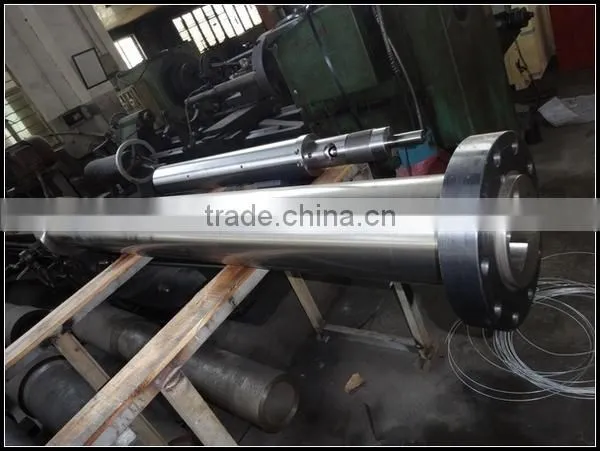 PVC profile parallel plastic extruder machine nitride 38CrMoAla screw barrel