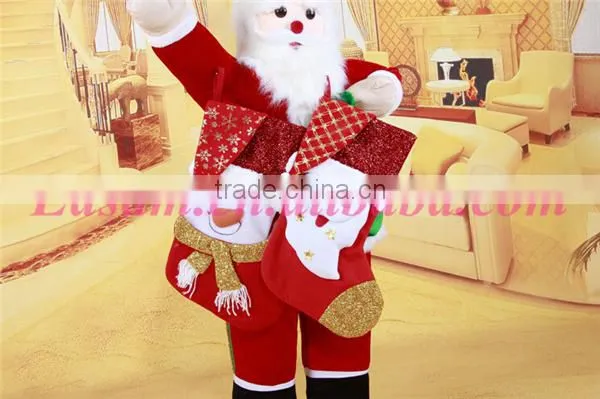 Christmas baubles snowman santa stockings felt christmas stockings