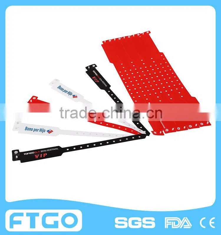 festival PVC wristband/pvc bracelet/ pvc armband for event