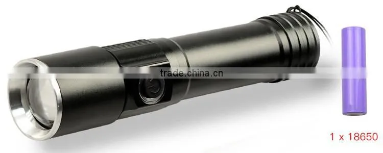 latest China factory XPG 5w 18650 rechargeable Mini zoom flash light for camping outdoor