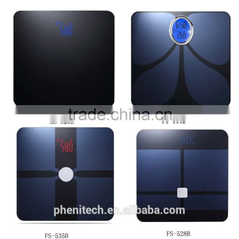 High Precision Bluetooth Digital Body Fat Scale With 4 Sensors