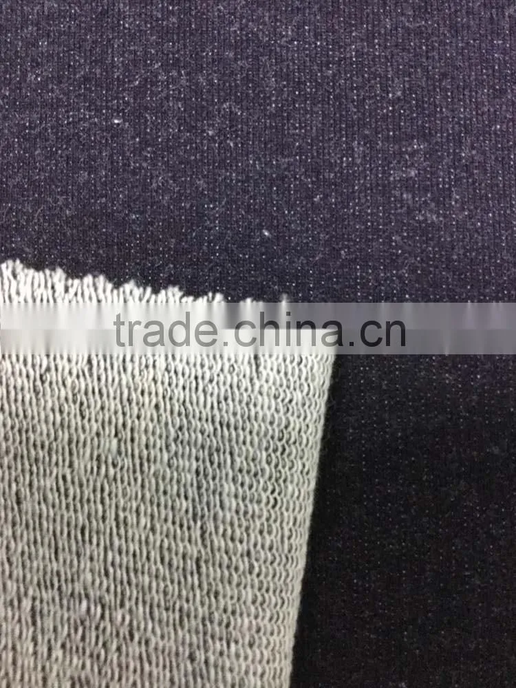 blue knitted denim fabrics stocklot wholesale PC21-D15111502