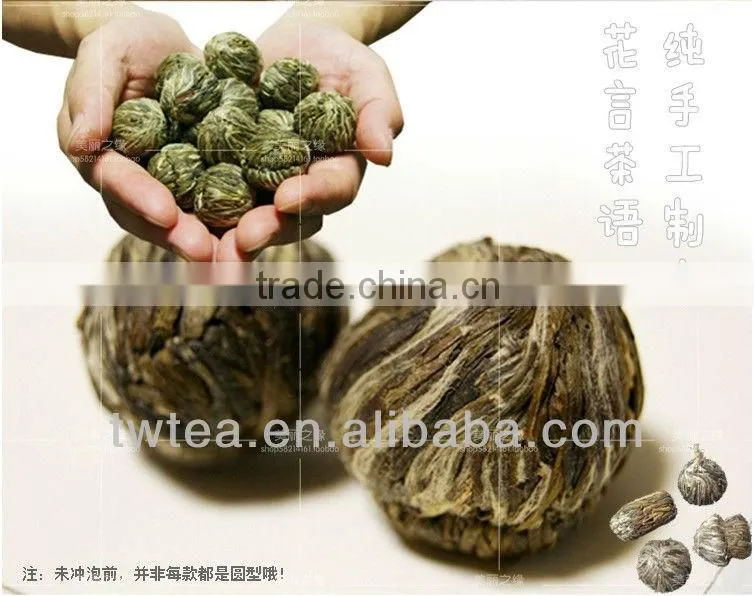 2016 New hand made amaranth and Jasmine flower blooming tea