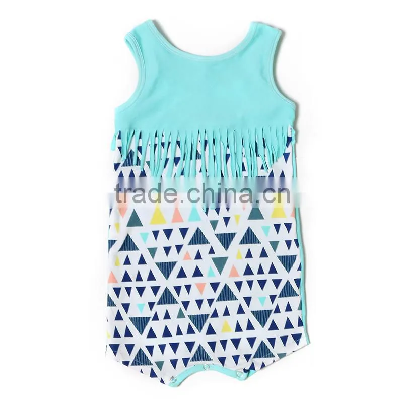 wholesale baby summer fashion boutique clothing baby black and green paillette rompers