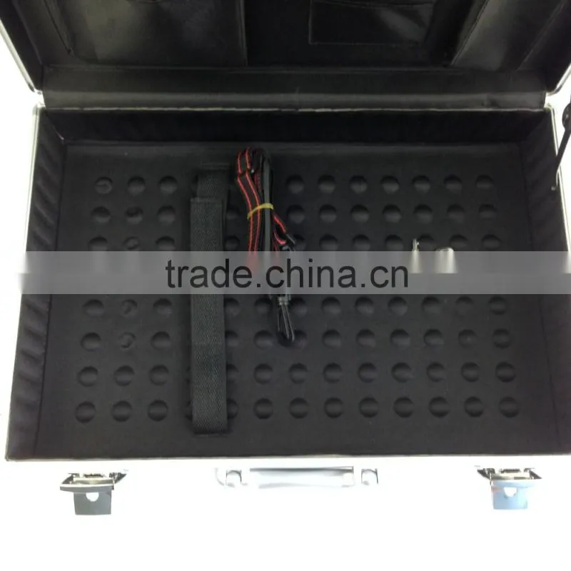 professional multi-funcation aluminum laptop case with customized surface materials