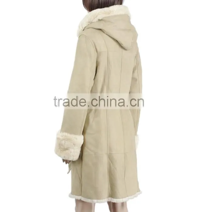 Women fashion double face rabbitskin leather coat rabbit fur wholesale fur coats KZ150101