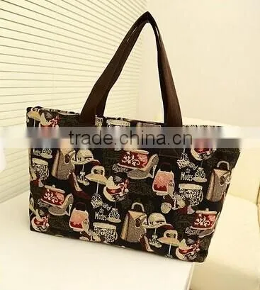 Personality graffiti shopping bag