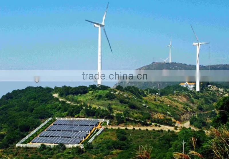 2000W wind/solar hybrid power system(off grid)