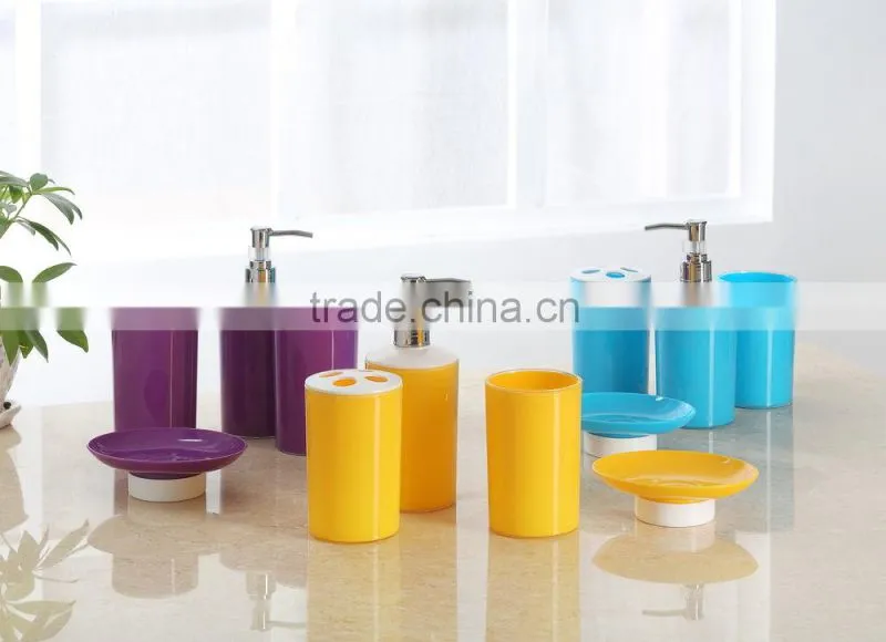 fashion PS Bath tools set , new design luxury home use set
