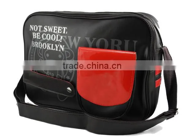 pu messenger men bag