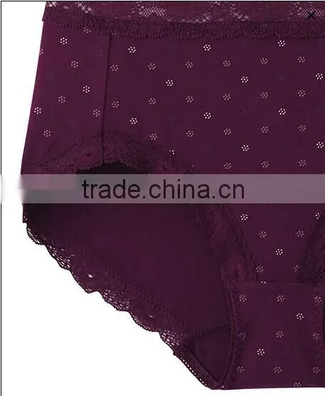 pretty pink women underwear lace cotton panties
