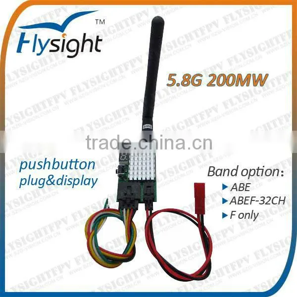 D657 Video Transmitter and Receiver Long Range 5.8GHz 200mW for FPV Heli RC