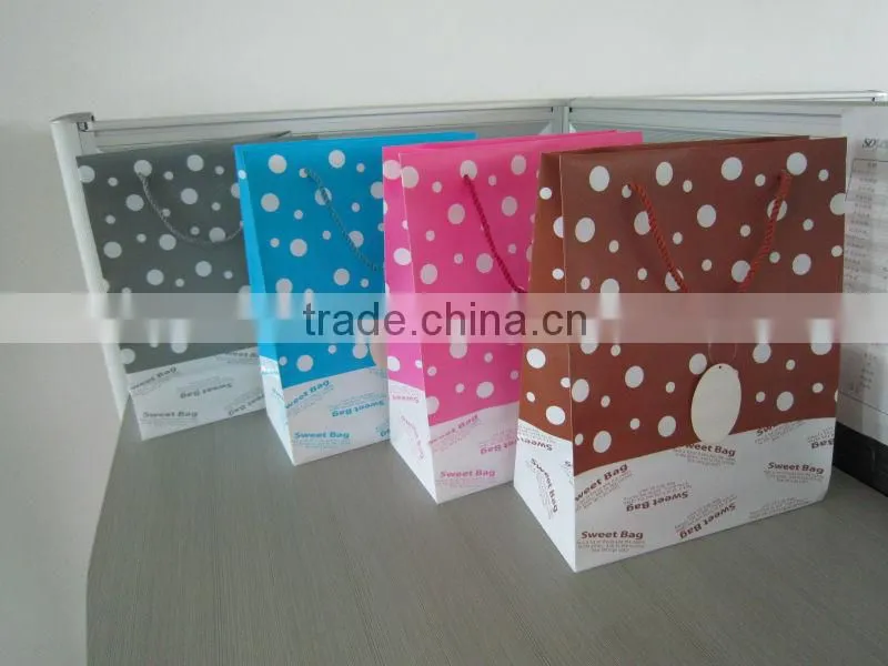 printing foldable shopping bag rope gift bag
