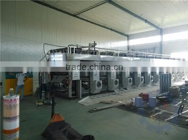 Automatic computer register and PLC control rotogravure printing machine