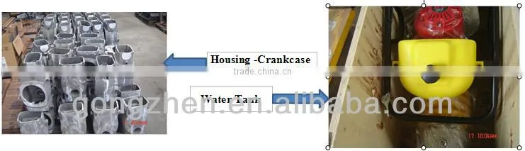 DYNAMIC yellow bellow soil tamping rammer with the best spare parts for brazil market