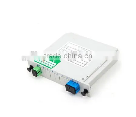 1 x 2 PLC Fiber Optic Splitter fiber optic splitter inster type fiber optic splitter