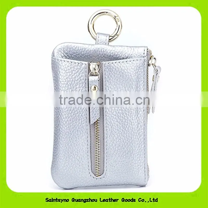 16666 Eco-friendly Cute key holder leather key ring holder for lady