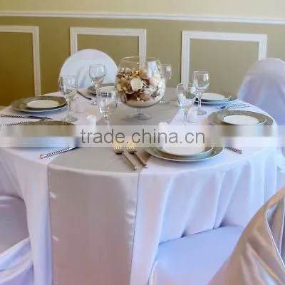 Best Quality Light Blue Burlap Table Runner