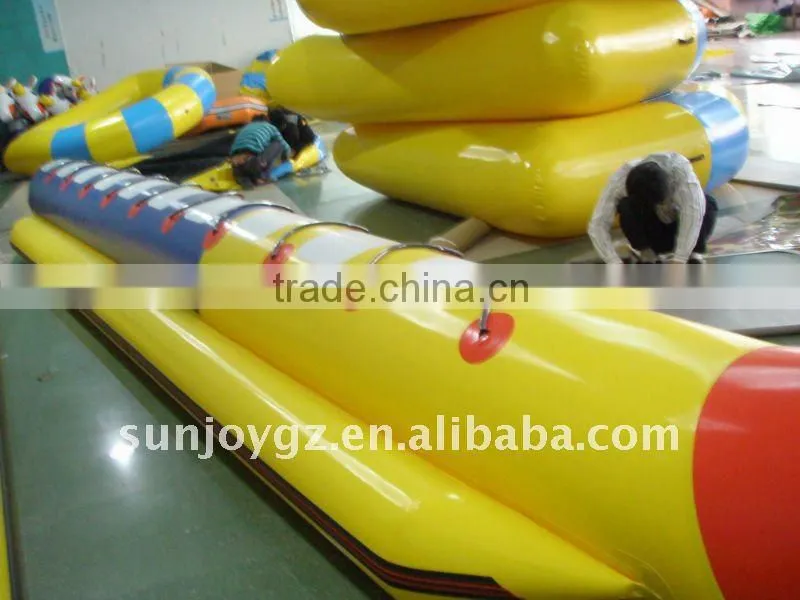 2016 customized inflatable banana boat