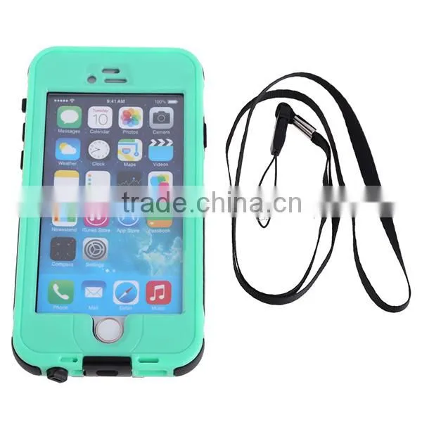 5.5" Waterproof Shockproof Case for iPhone 6 6S 6 Plus Case With Fingerprint Touch ID