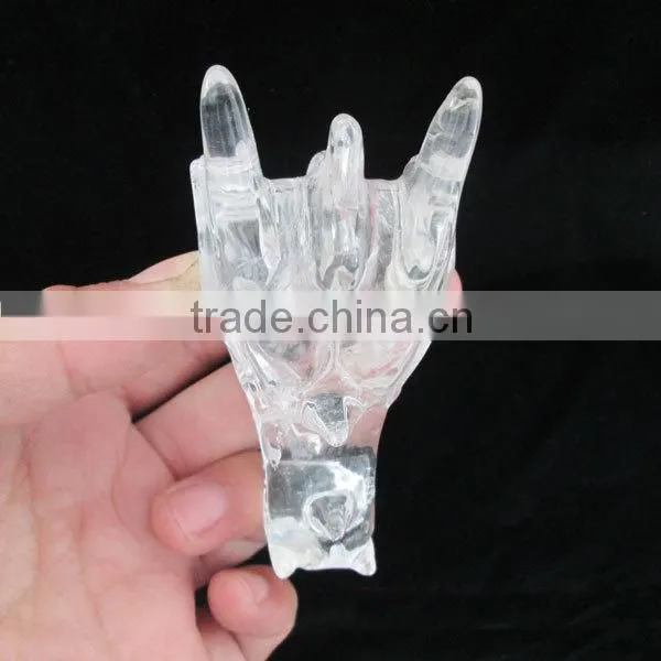 Amazing Natural Clear Quartz Crystal Dragon Head Skull