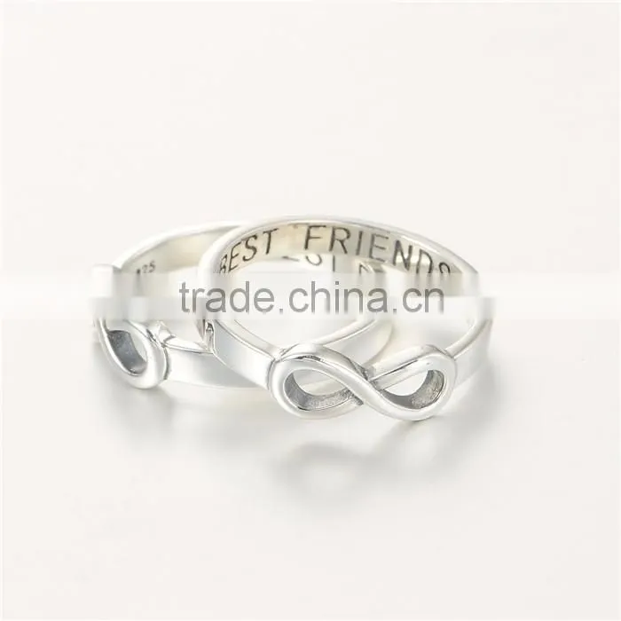 Best Friend Nipple Ring Forever Infinity Shape Silver Rings FR302