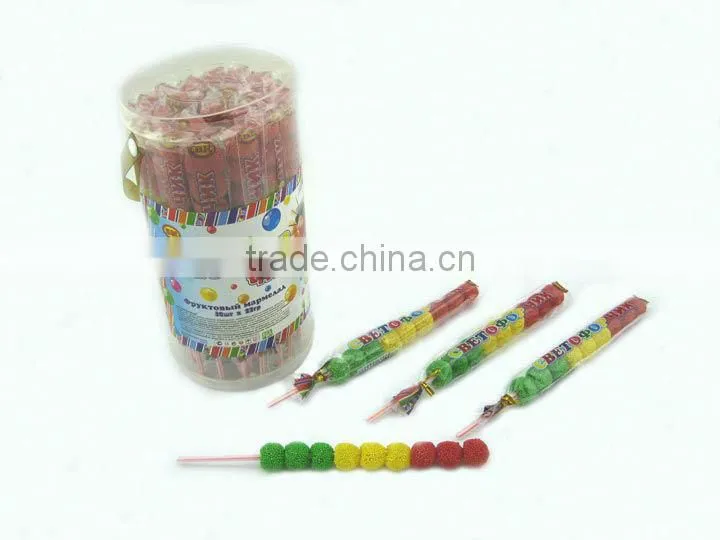 Fruity Jelly Ball Traffic Light Soft Jelly Candy in Jar, 22g gelatin candy