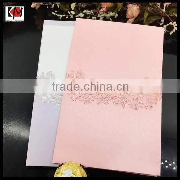 Wholesale luxury handmade wedding banquet invitation card