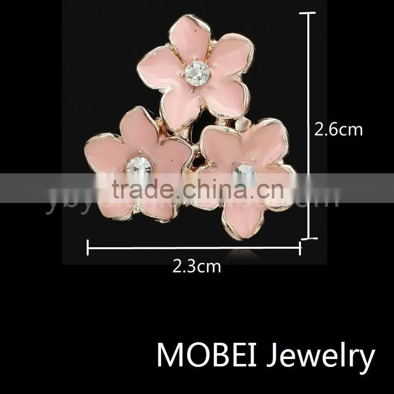 Cheap Rhinestone Hademade Corsage Metal Brooches and Pins